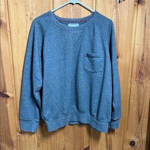 Falls Creek Men's Heather Gray Crewneck Sweater